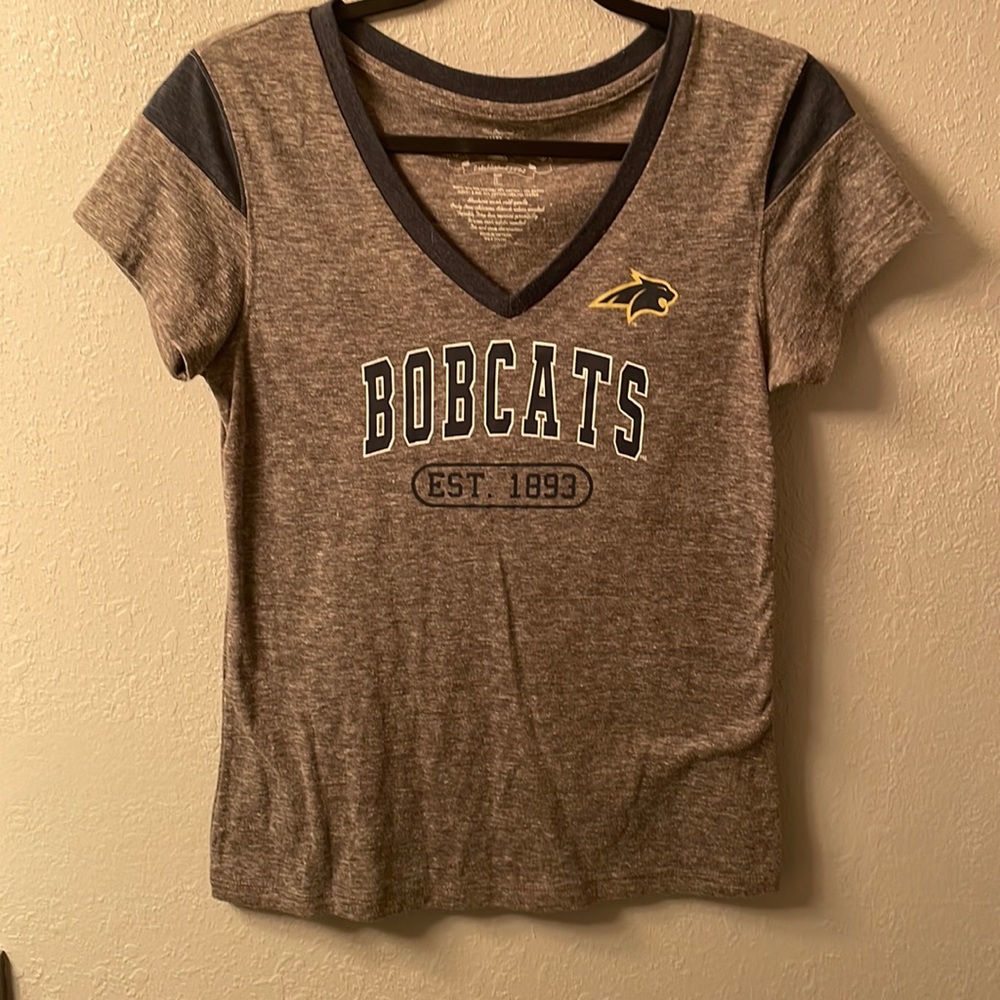 Montana State University Bobcats (MSU Bozeman) grey t shirt